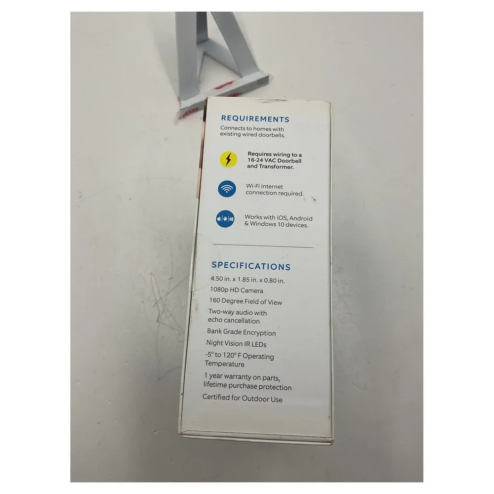 Ring Video Doorbell Pro 1080p HD Smart Wi-Fi Hardwired - 4‎ Faceplates